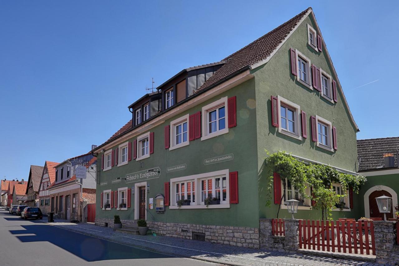 Landhotel Schwab Schwarzach am Main Exterior foto