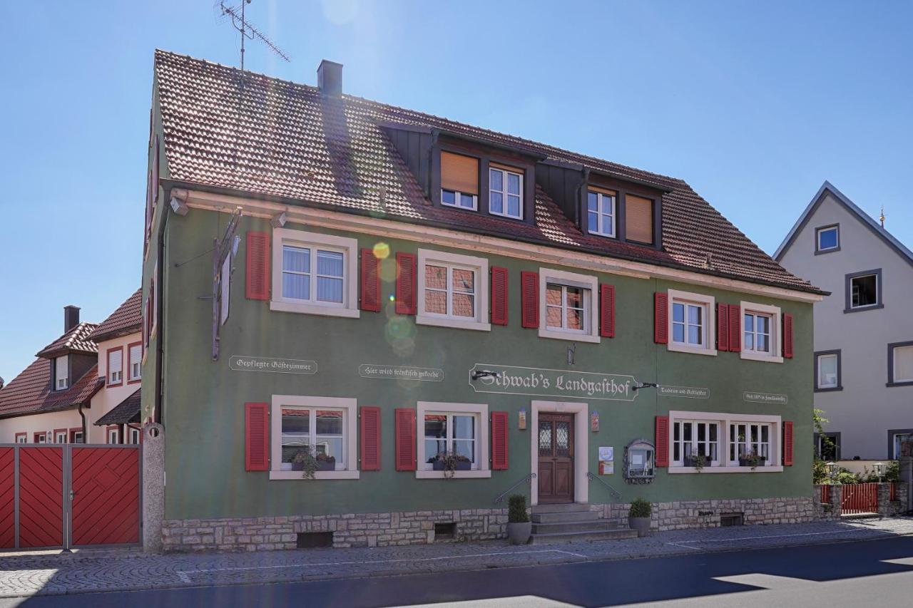 Landhotel Schwab Schwarzach am Main Exterior foto